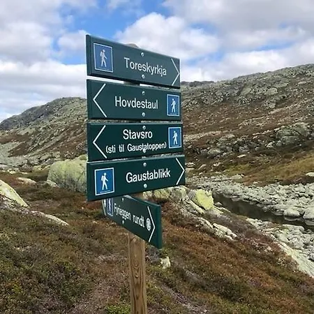B Luxurious 4 Bedroom Mountain With Gaustatoppen View Сasa de vacaciones